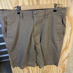 Volcom Men's Brown Flat Front Shorts